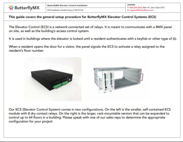 Installer Documentation | ButterflyMX