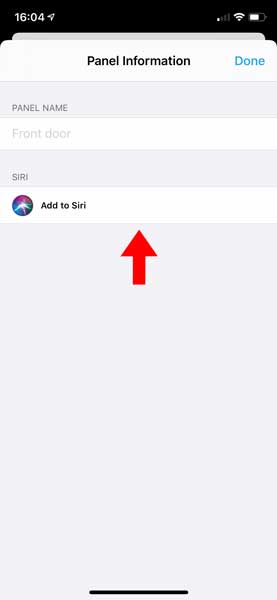 ButterflyMX connect to Siri step 2