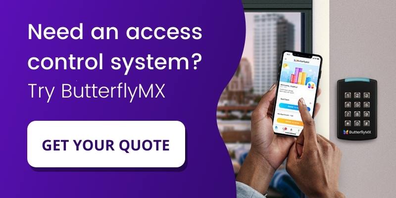 butterflymx cloud-based access control system