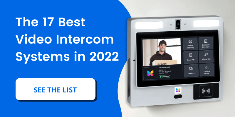 Best video intercom system for apartments