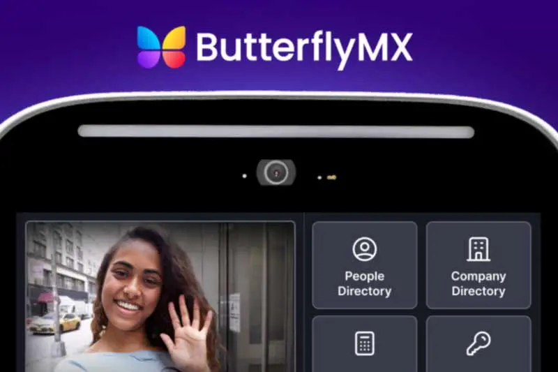 the door entry system from ButterflyMX is intuitive to use