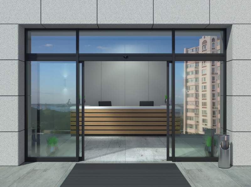 touchless entry apartment building