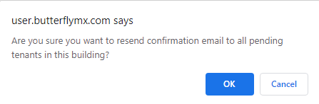 Resend registration emails confirmation