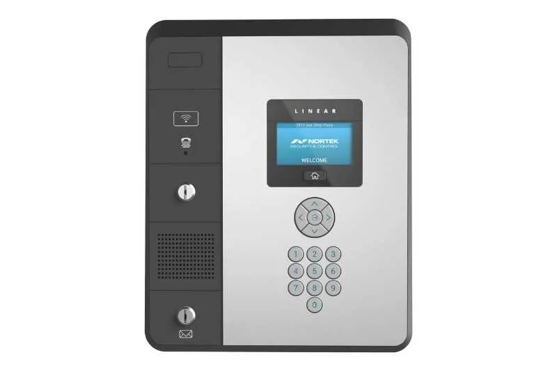 Linear telephone entry system