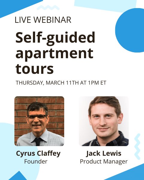 Register for the self-guided tours webinar on Thursday, March 11th at 1pm ET