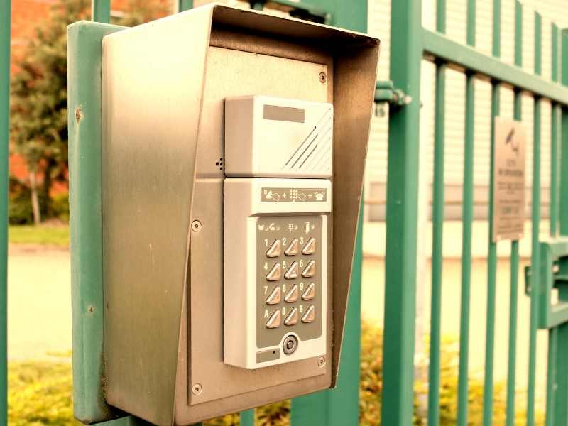 gate access control telephone entry system