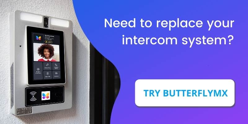 replace your intercom system with ButterflyMX