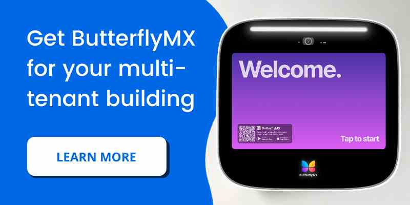 get butterflymx multi-tenant intercom system