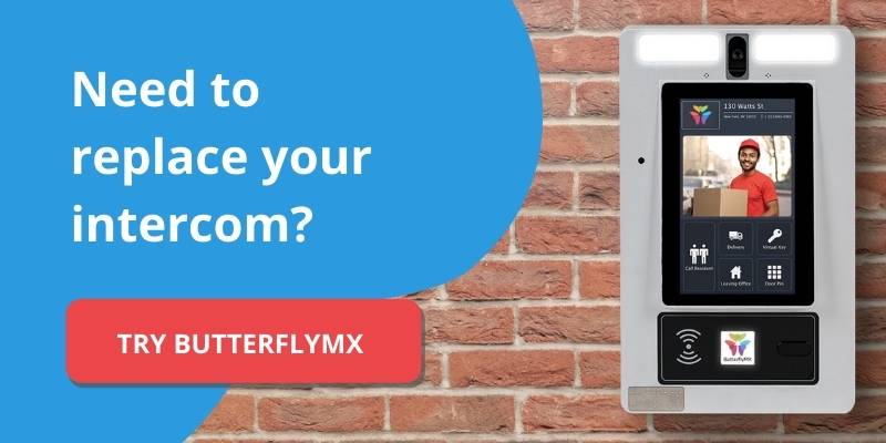 replace intercom with butterflymx
