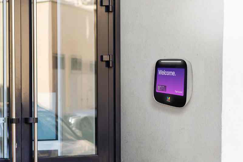 access control systems at front entrance