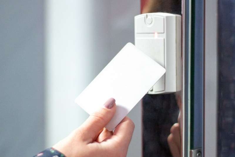 touchless access control key card