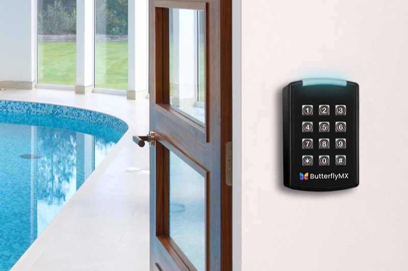 video keypad for amenity spaces