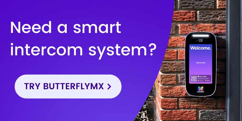 Need a smart apartment intercom? Learn more about ButterflyMX