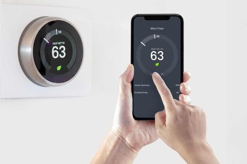 Control smart apartment temperature with smart thermostats