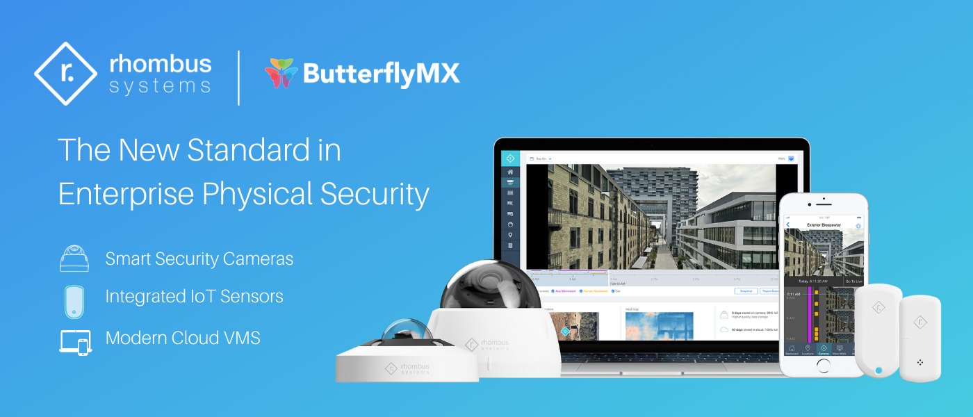 Rhombux_butterflyMX Rhombus and ButterflyMX integration
