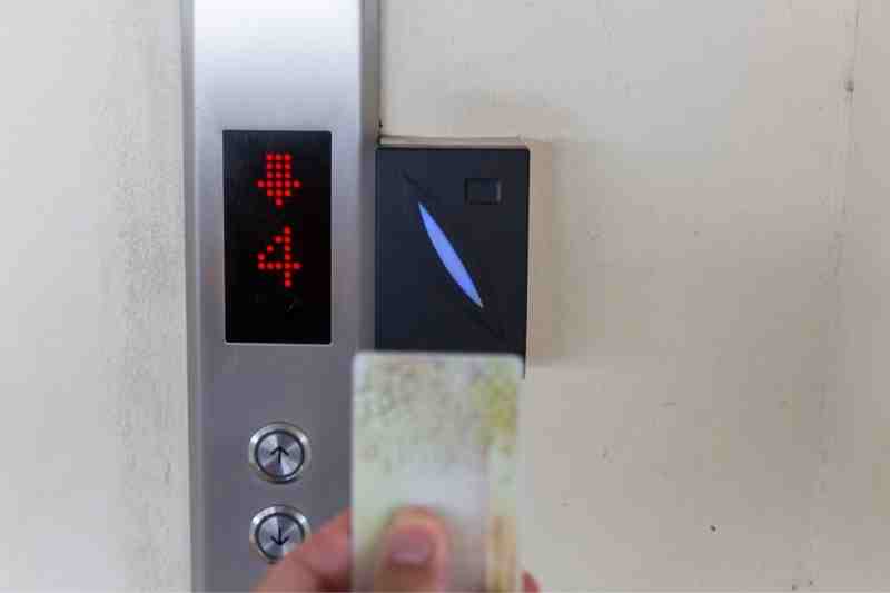 There are four main types of elevator access control