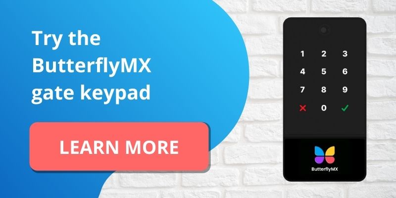 Learn more about the ButterflyMX gate keypad