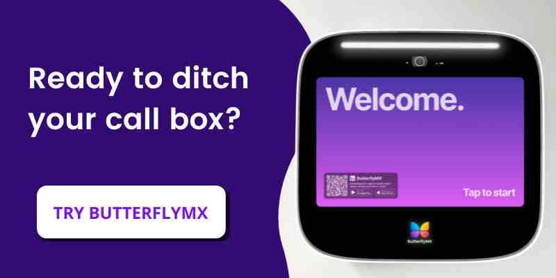 ditch call box for ButterflyMX