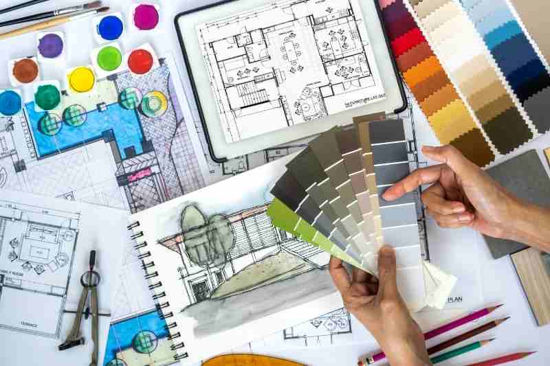 interior design planning before using virtual staging software