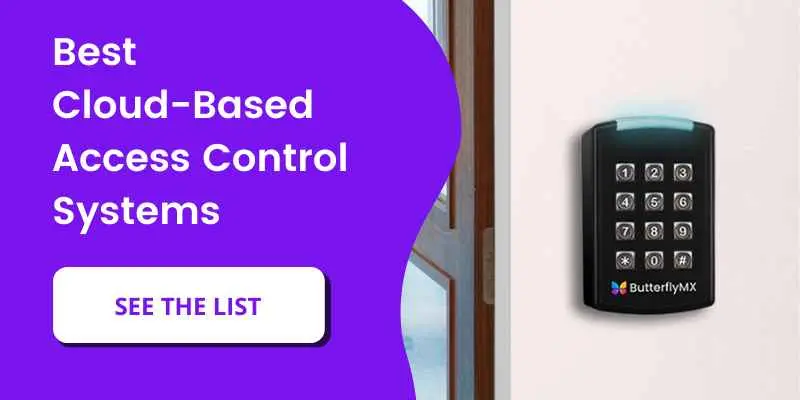 see the list of the best cloud based access control systems