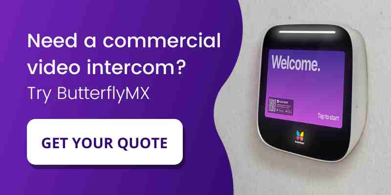 Try the ButterflyMX commercial video intercom