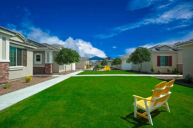 Rental houses at the horizontal multifamily community in Arizona