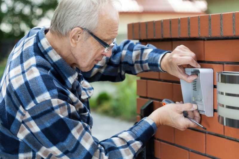 installing apartment intercom replacement