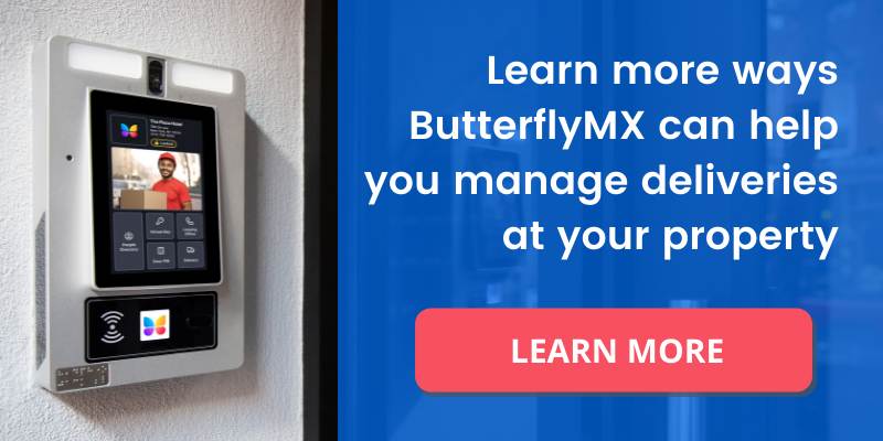 Ways ButterflyMX helps with deliveries