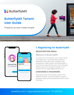 tenant user guide butterflymx