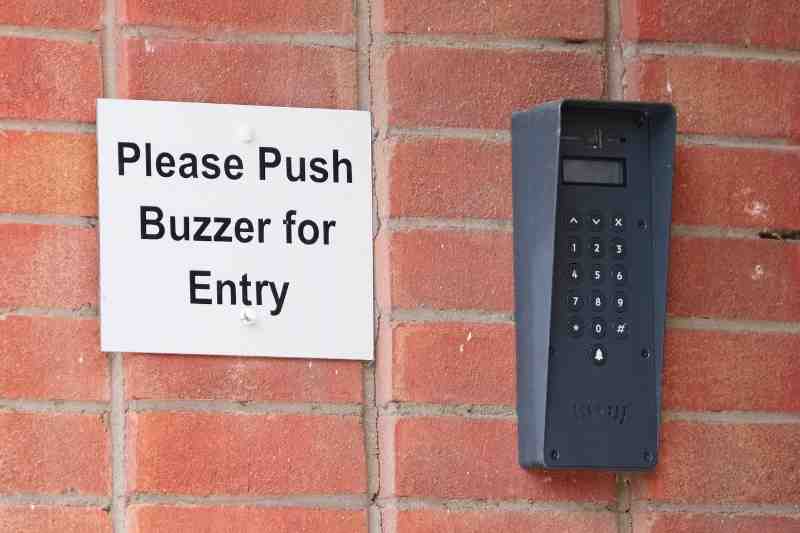 wireless door buzzer exterior