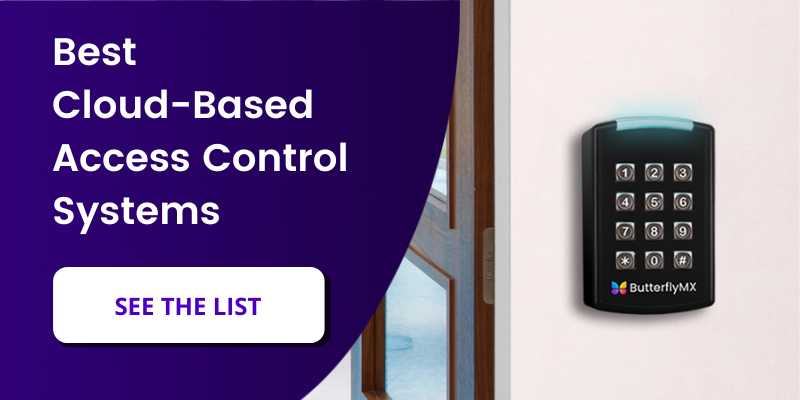 see a list of the best cloud-based access control systems