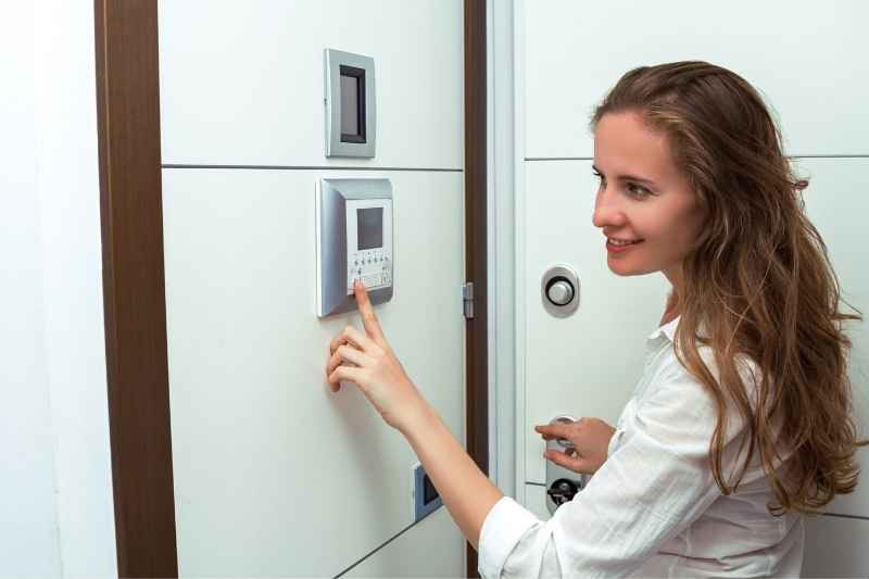 Some doorbell phones are hardwired inside individual units.