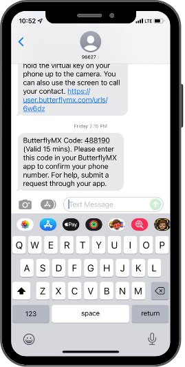 Check your text messages to find the 6-digit verification code