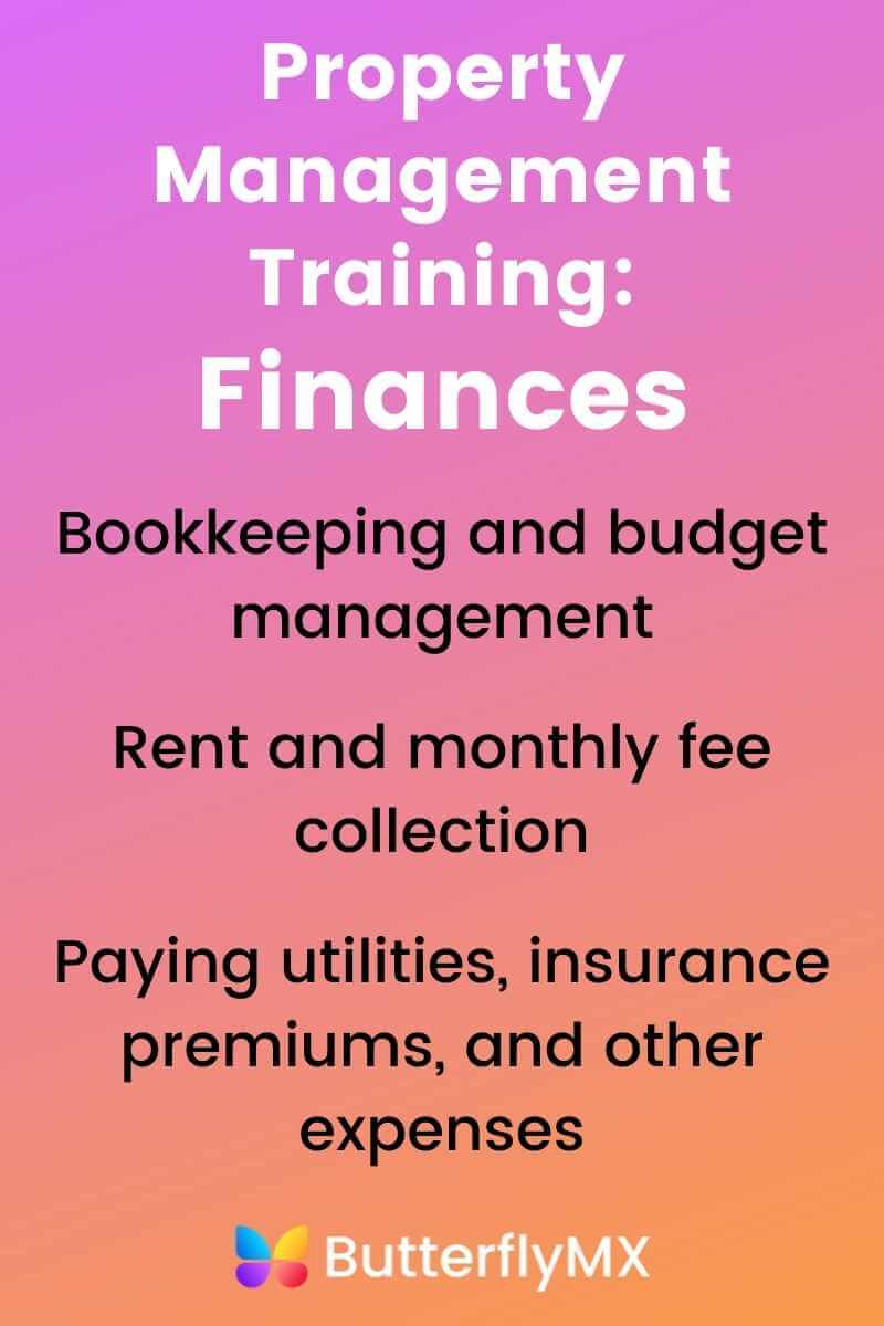 financial property management training