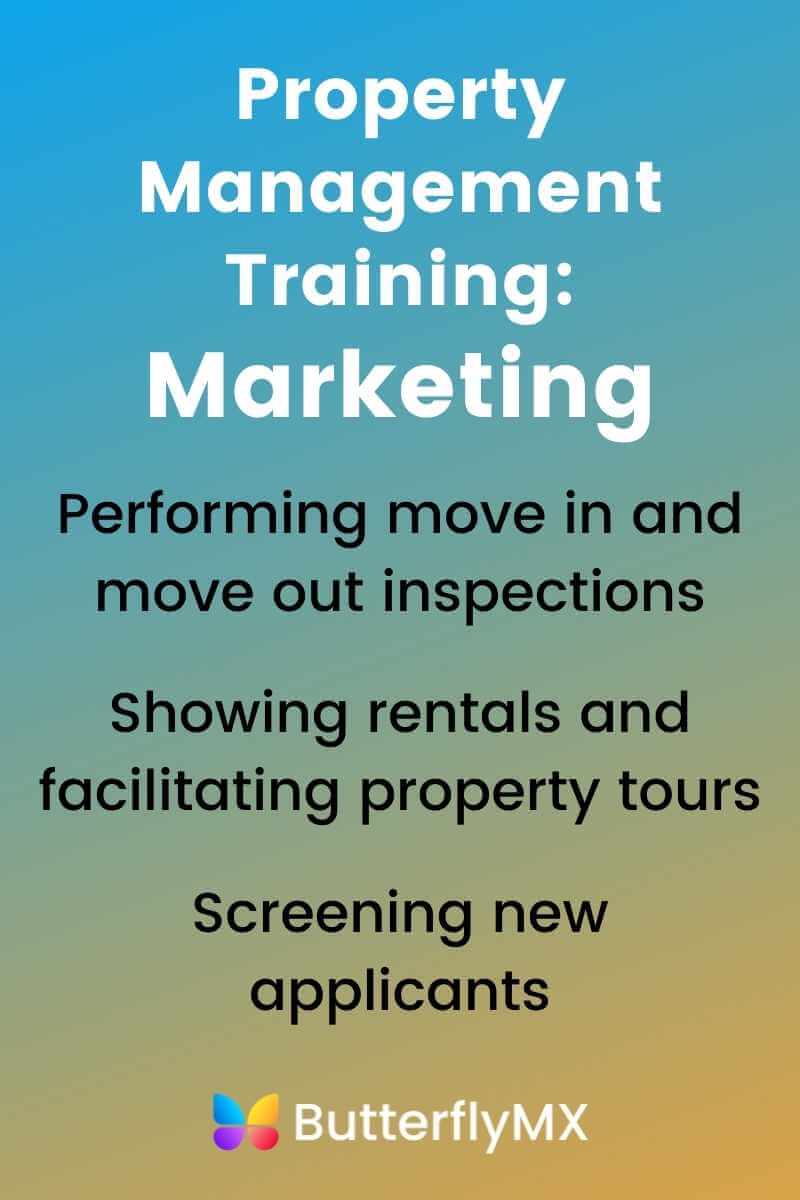 marketing property management training