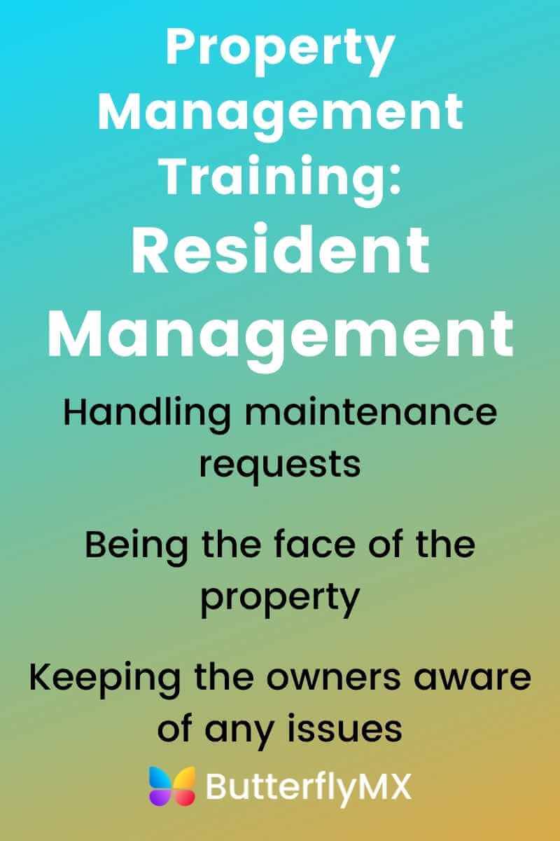 resident management property management training