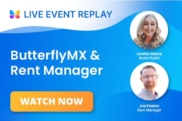 butterflymx rent manager live event replay