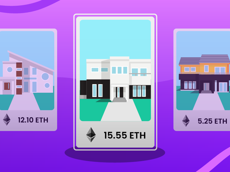 prices of digital real estate in cryptocurrency