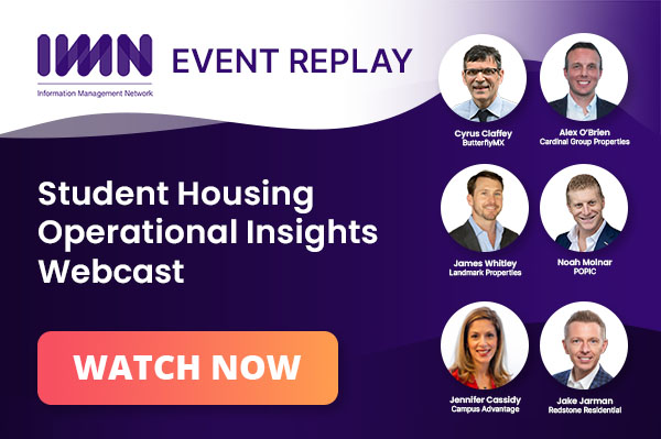 IMN Student Housing Operational Insights Webinar Replay