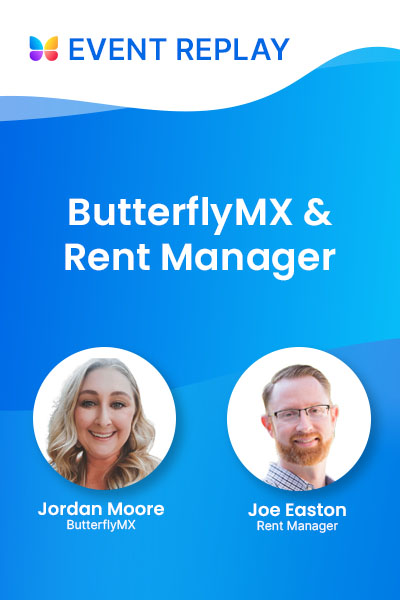 Rent Manager and ButterflyMX live event replay