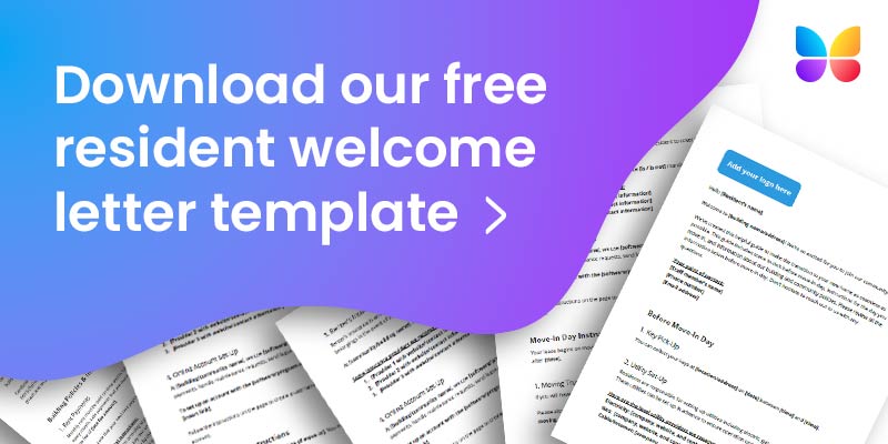 welcome new residents free template