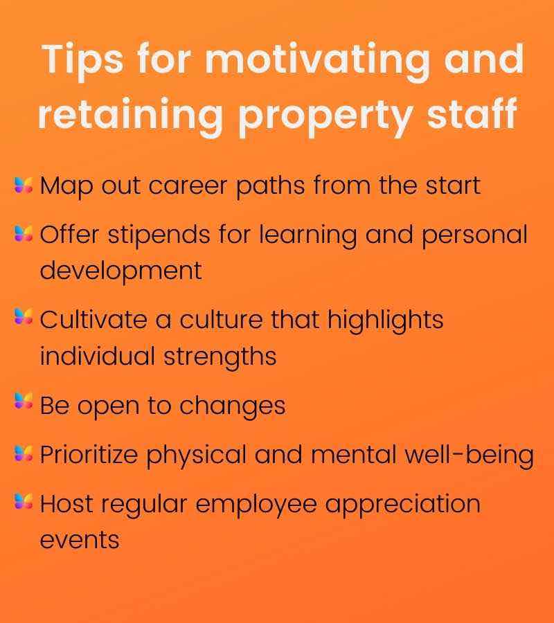 6 tips for property staff retention