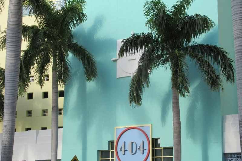Art deco building in Miami