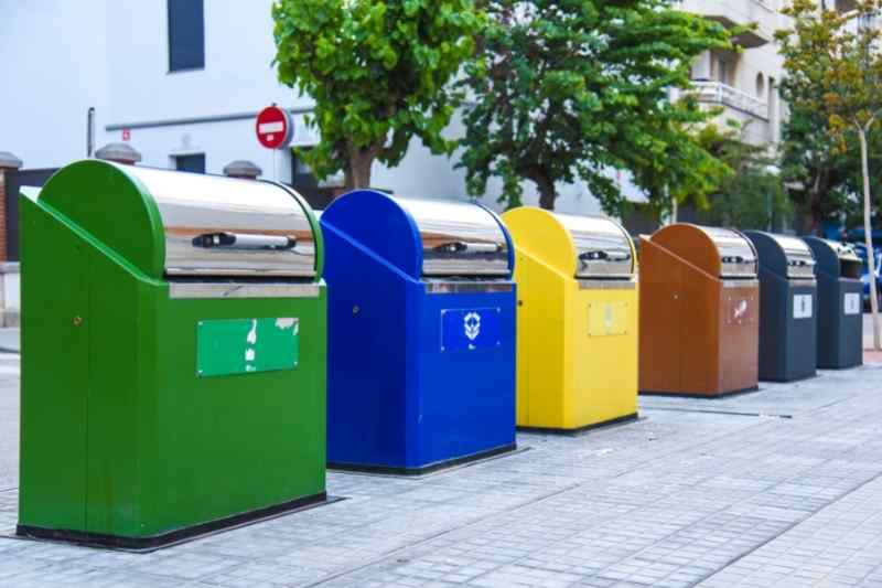 recycle waste sorting system for commercial waste management