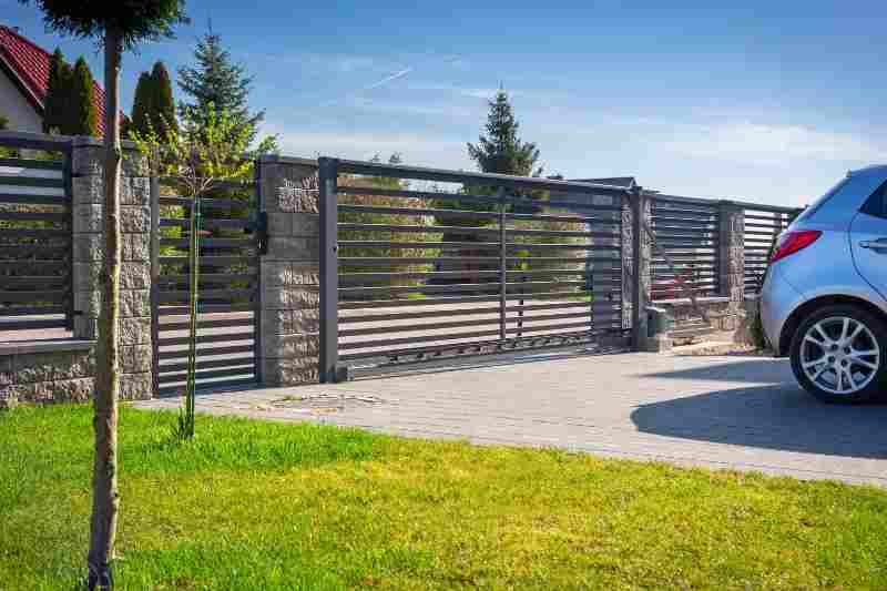 car entering with gate key fob system