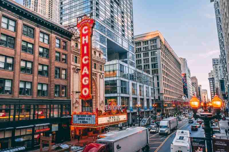 Chicago commerical space with intercom system.