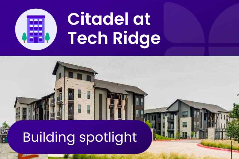 Citadel at Tech Ridge building spotlight