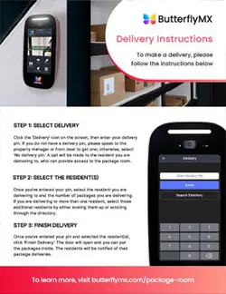 package delivery instructions