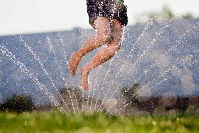 A water party is one of the more child friendly summer resident events