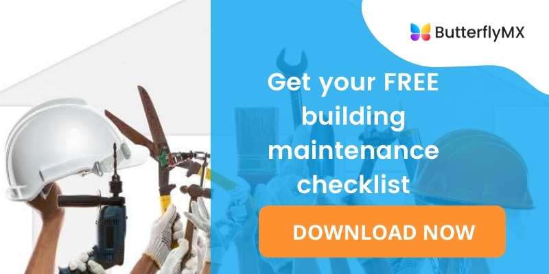 Building maintenance checklist CTA